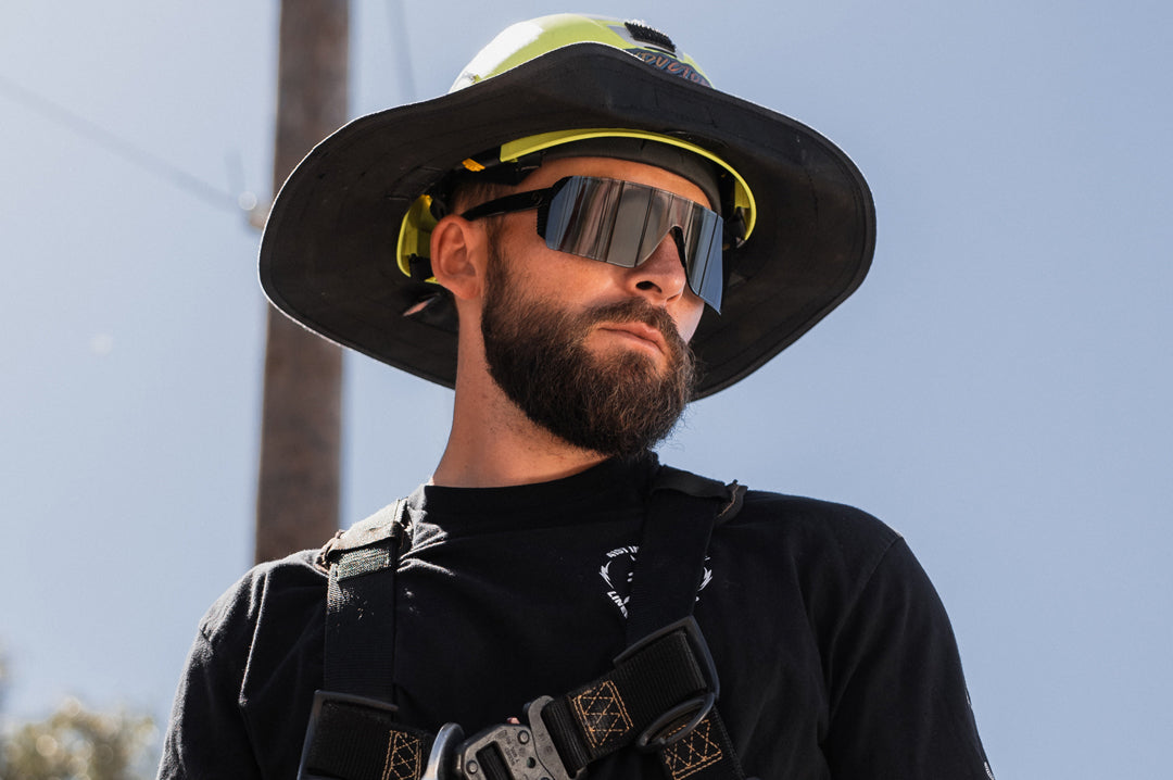 Heat Wave Visual Skynet Black sunglasses view 8