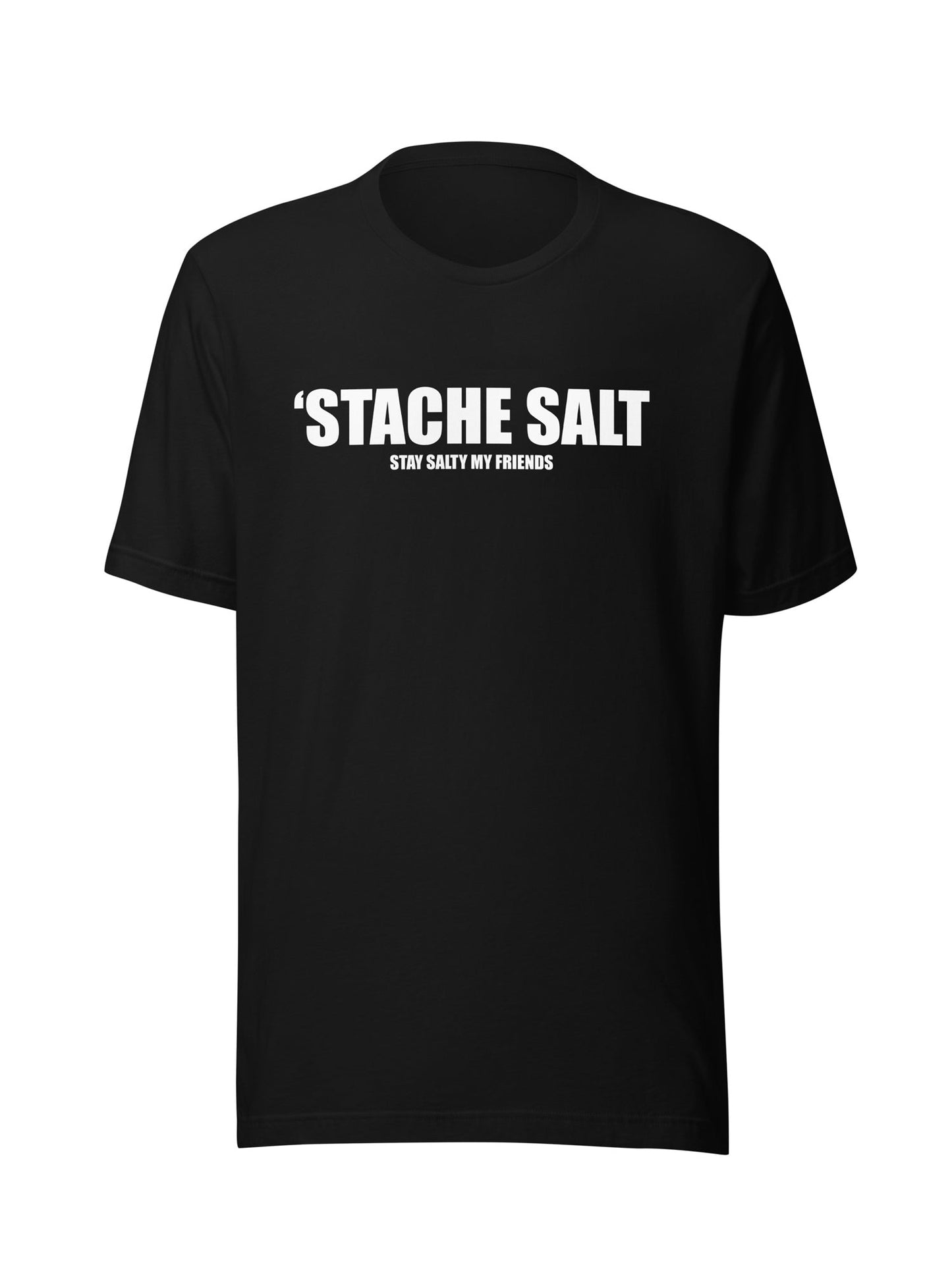 'Stache Salt Logo Tee — logo detail (2)