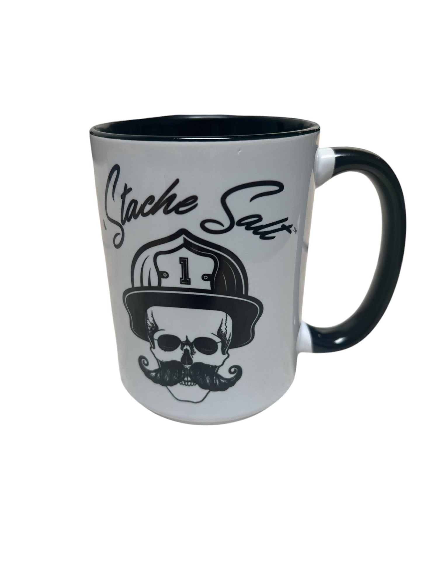 Stache Salt 15oz Ceramic Coffee Mug-Stache Salt