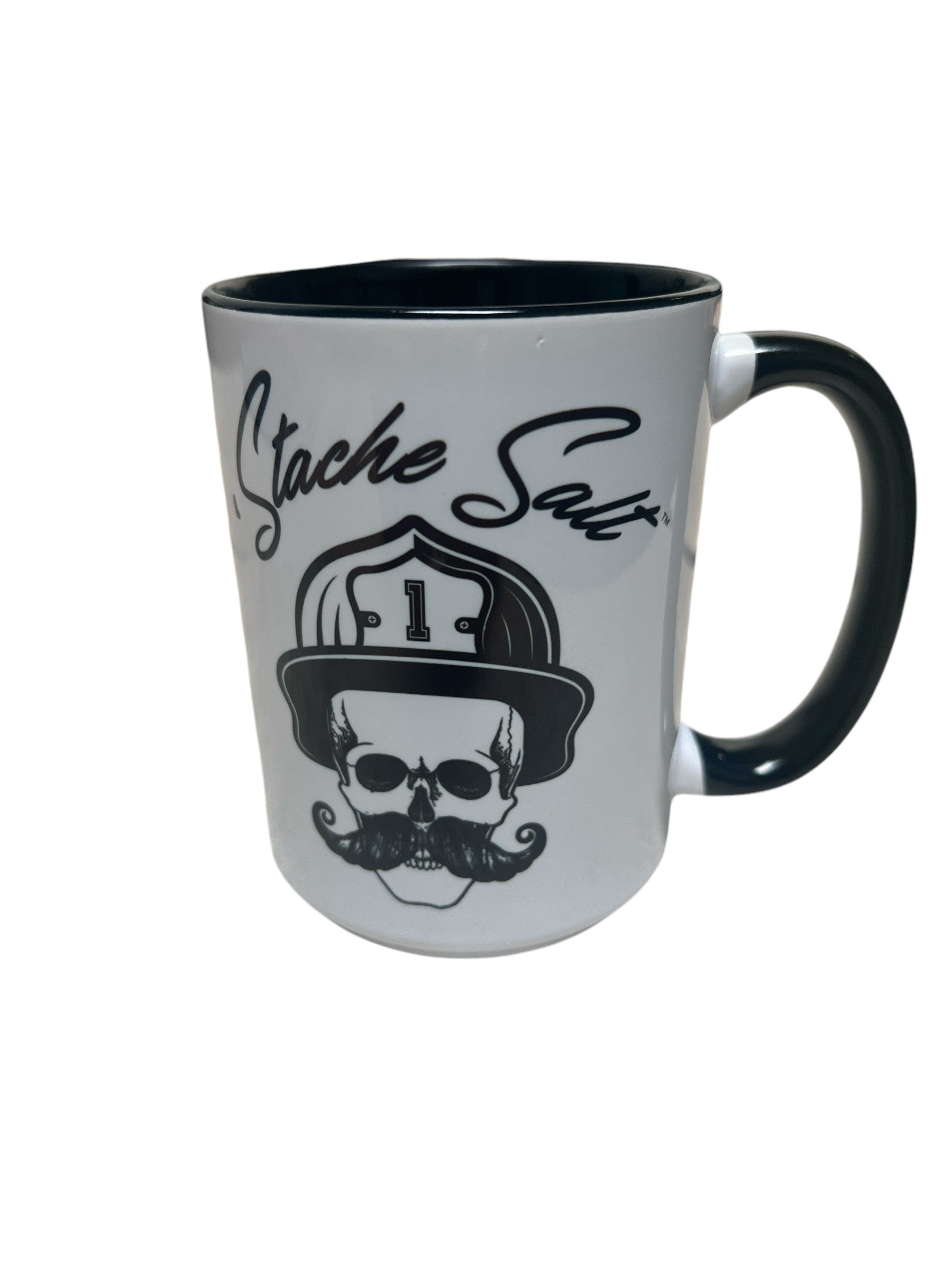 Stache Salt 15oz Ceramic Coffee Mug-Stache Salt