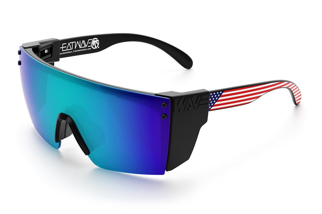 Heat Wave Visual Lazer Face Stars & Stripes USA sunglasses view 3