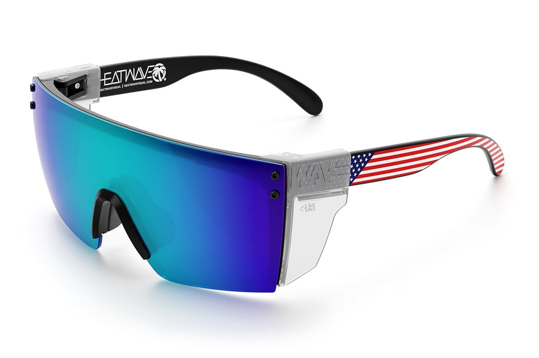 Heat Wave Visual Lazer Face Stars & Stripes USA sunglasses view 5