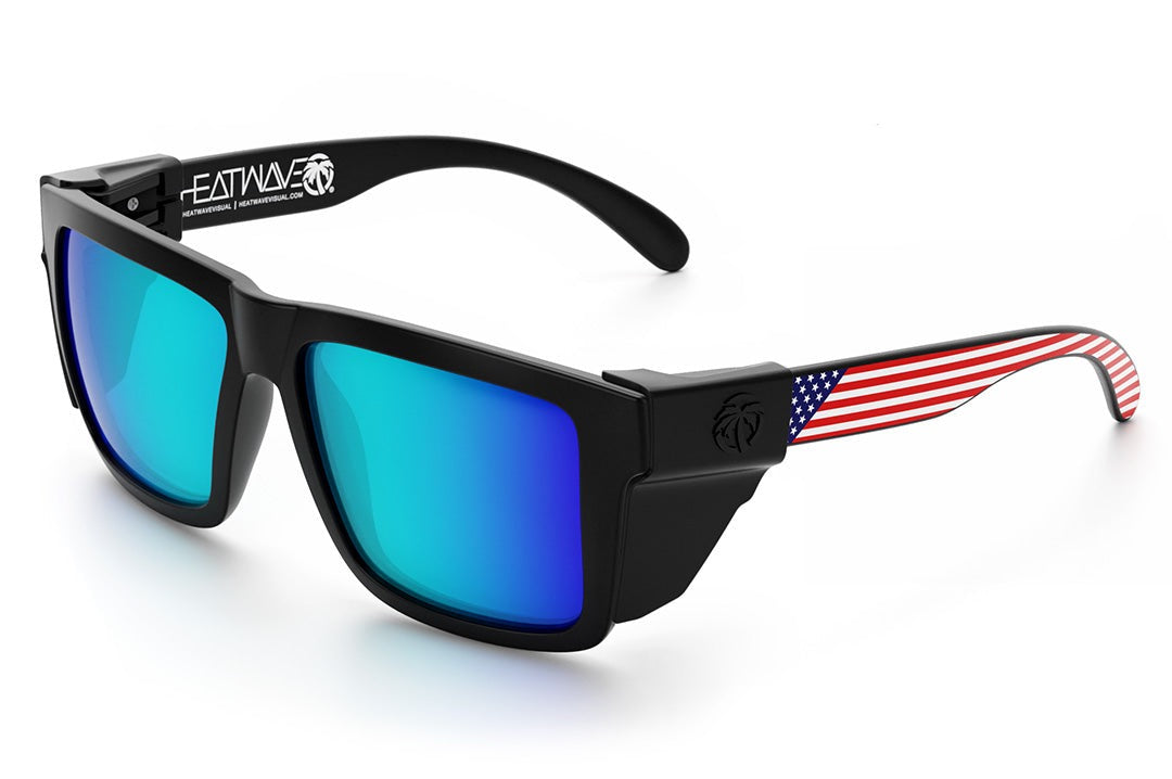 Heat Wave Visual XL VISE Stars and Stripes USA sunglasses view 3