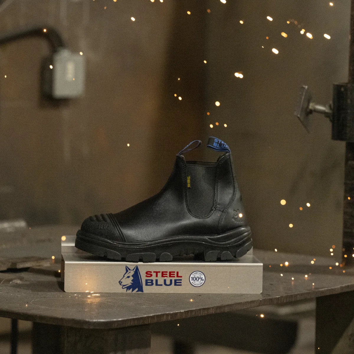 Steel Blue Hobart Scuff Men's Steel Toe Romeo
