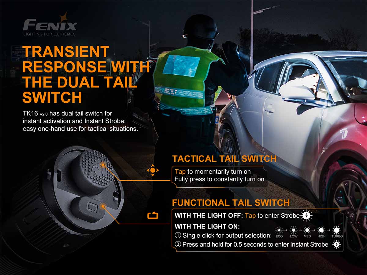 Fenix TK16 V2.0 Flashlight with Special Edition Engraved Design