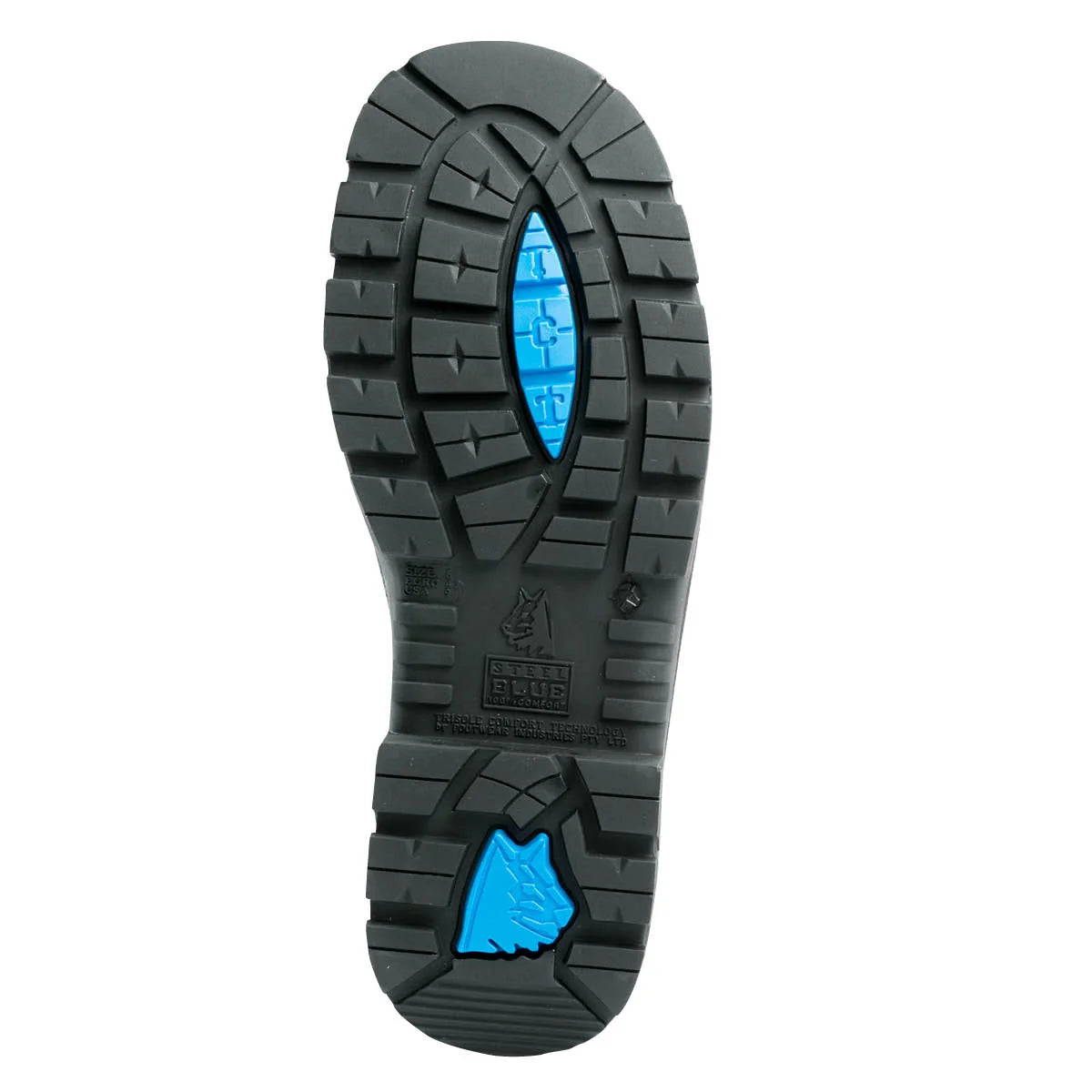 Steel Blue Argyle Bump Steel Toe Internal Met Guard