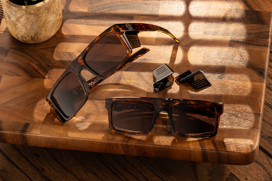 Heat Wave Visual Performance Rayth Tortoise sunglasses view 3