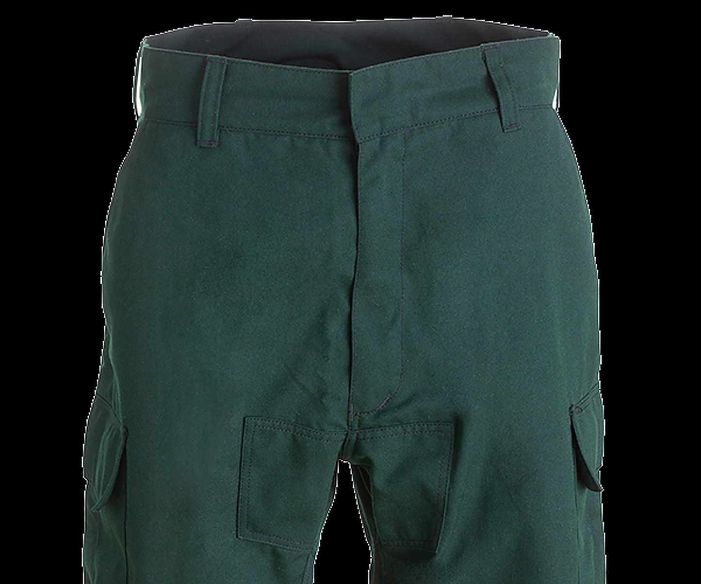"VFT 6.0oz Nomex wildland firefighting brush pants professional green color with flame resistant protection"