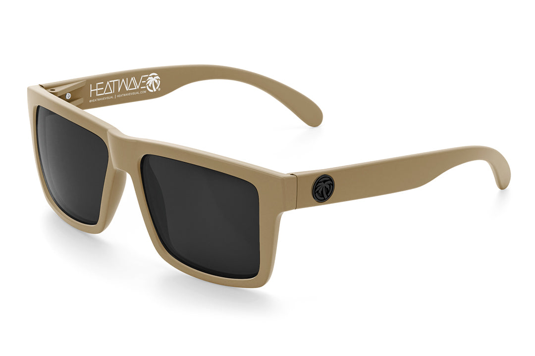 Heat Wave Visual VISE DESERT TAN Black Lens sunglasses view 1