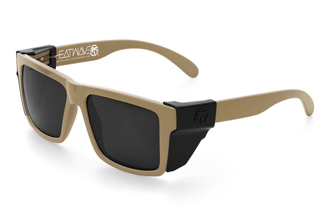 Heat Wave Visual VISE DESERT TAN Black Lens sunglasses view 3