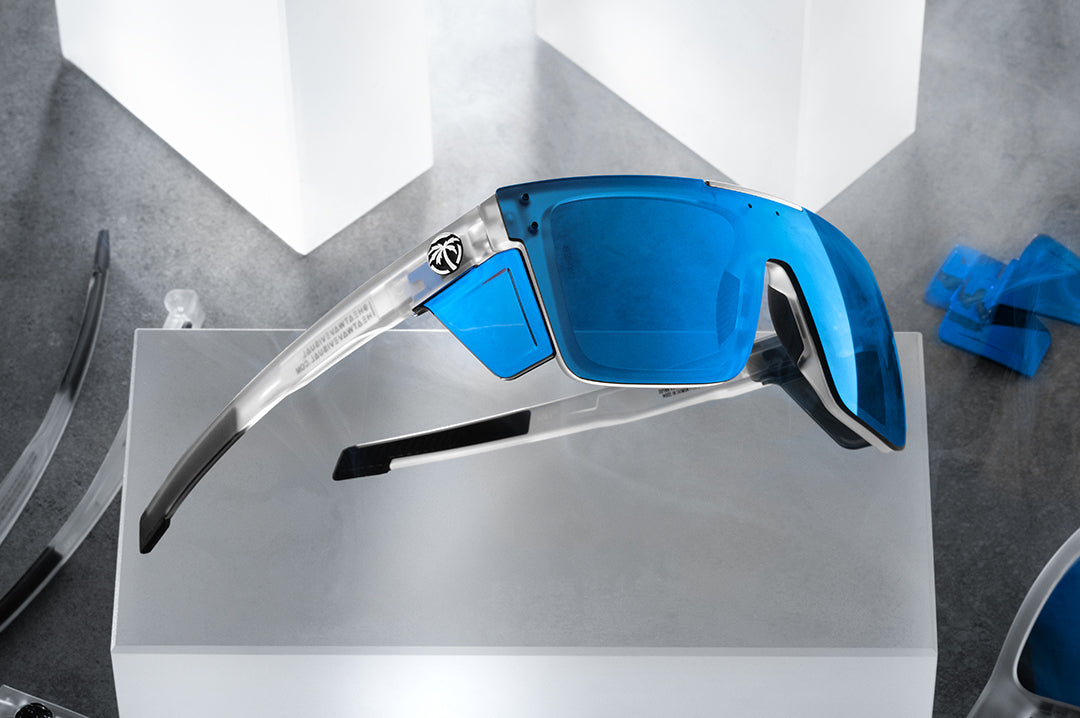 Heat Wave Visual Performance Quatro Vapor Frost Frame Coastal Lens sunglasses view 5