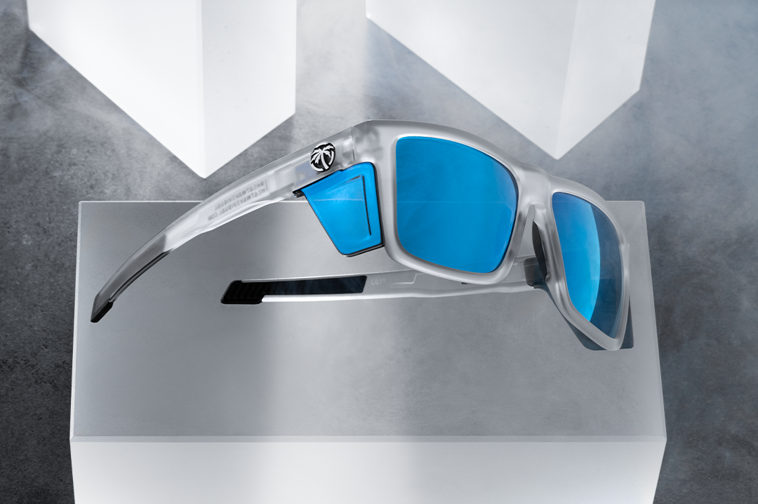 Heat Wave Visual Performance Vise Vapor Frost Frame Coastal Lens sunglasses view 3