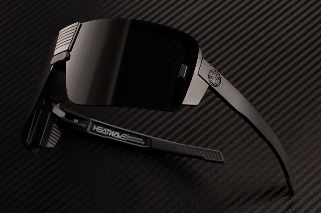 Heat Wave Visual Vector Black sunglasses view 5