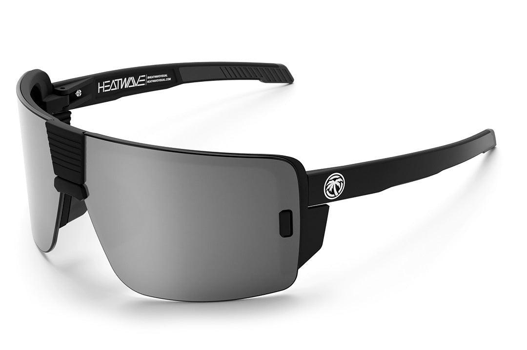 Heat Wave Visual Vector Silver sunglasses view 1