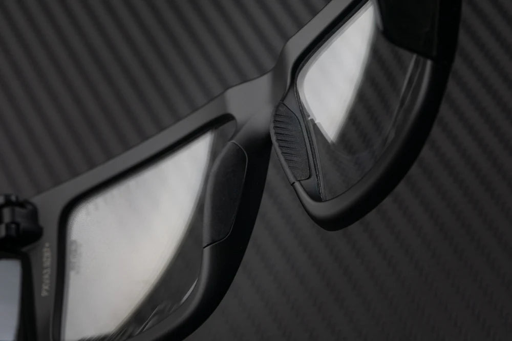 Performance Vise Sunglasses: Anti Fog Clear Lens Z87+ - Heatwave