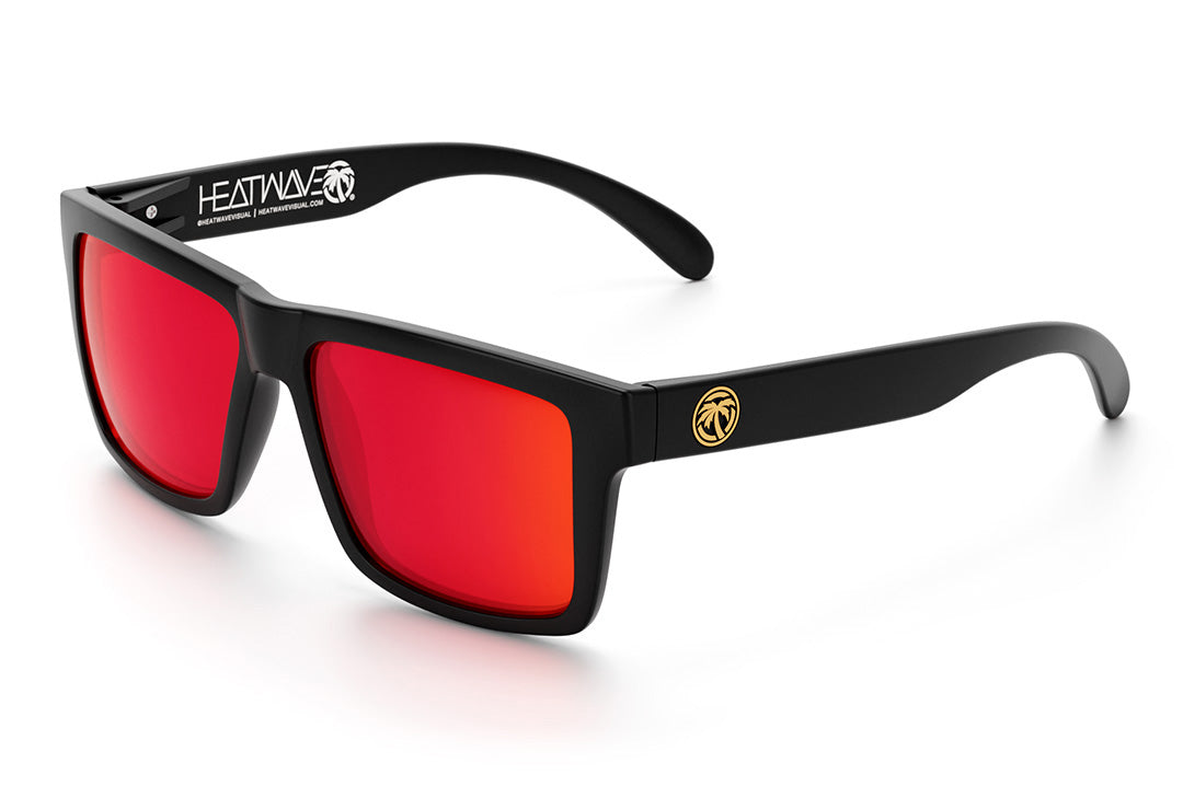 Heat Wave Visual VISE Black Frame Firestorm Lens sunglasses view 1
