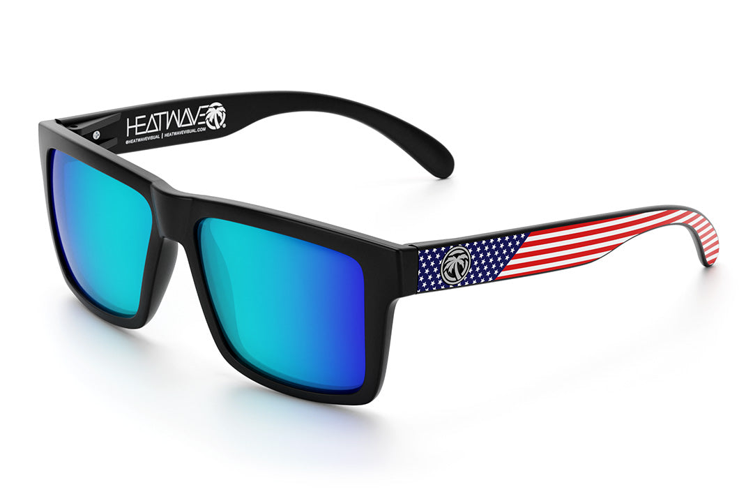 Heat Wave Visual VISE Stars and Stripes USA sunglasses view 1