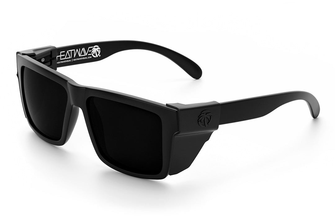 Heat Wave Visual VISE Black Frame Ultra Black Lens sunglasses view 3