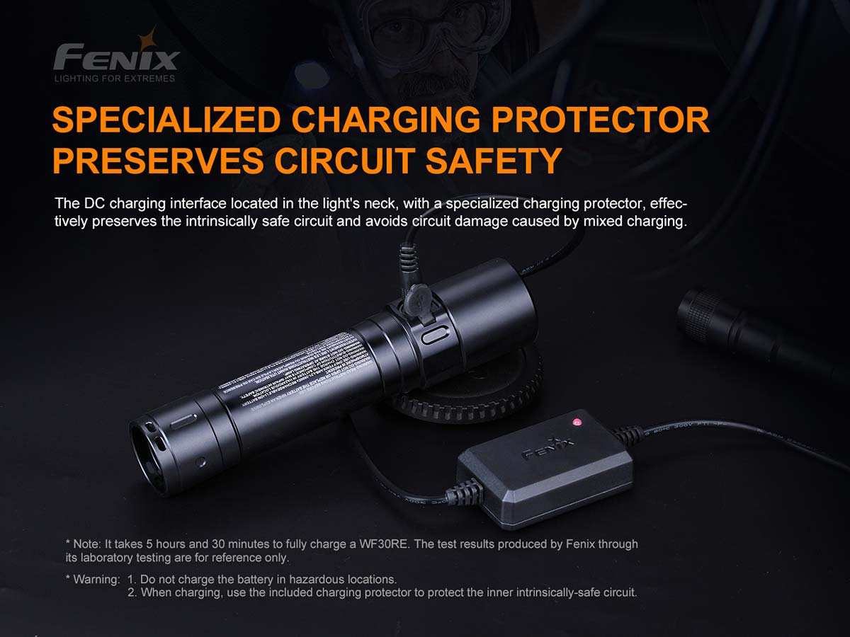 Fenix WF30RE Intrinsically Safe Flashlight -