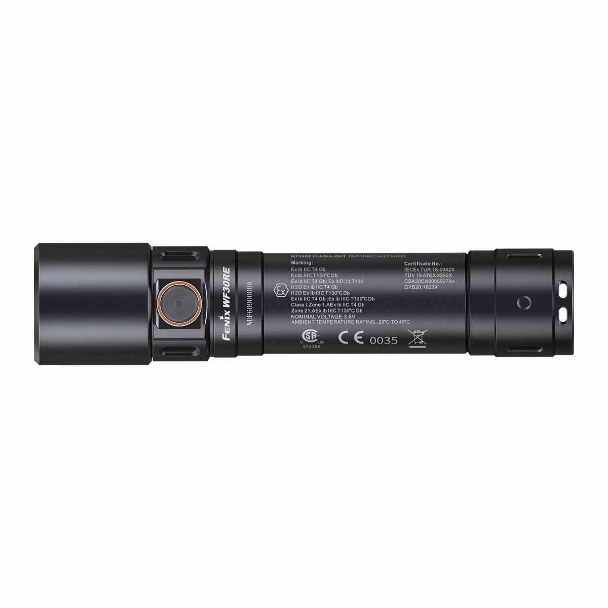 Fenix WF30RE Intrinsically Safe Flashlight -