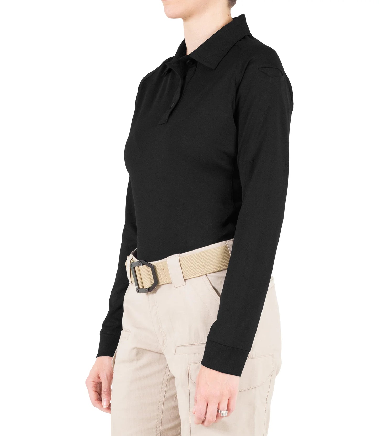 First Tactical Womens Performance Long Sleeve Polo