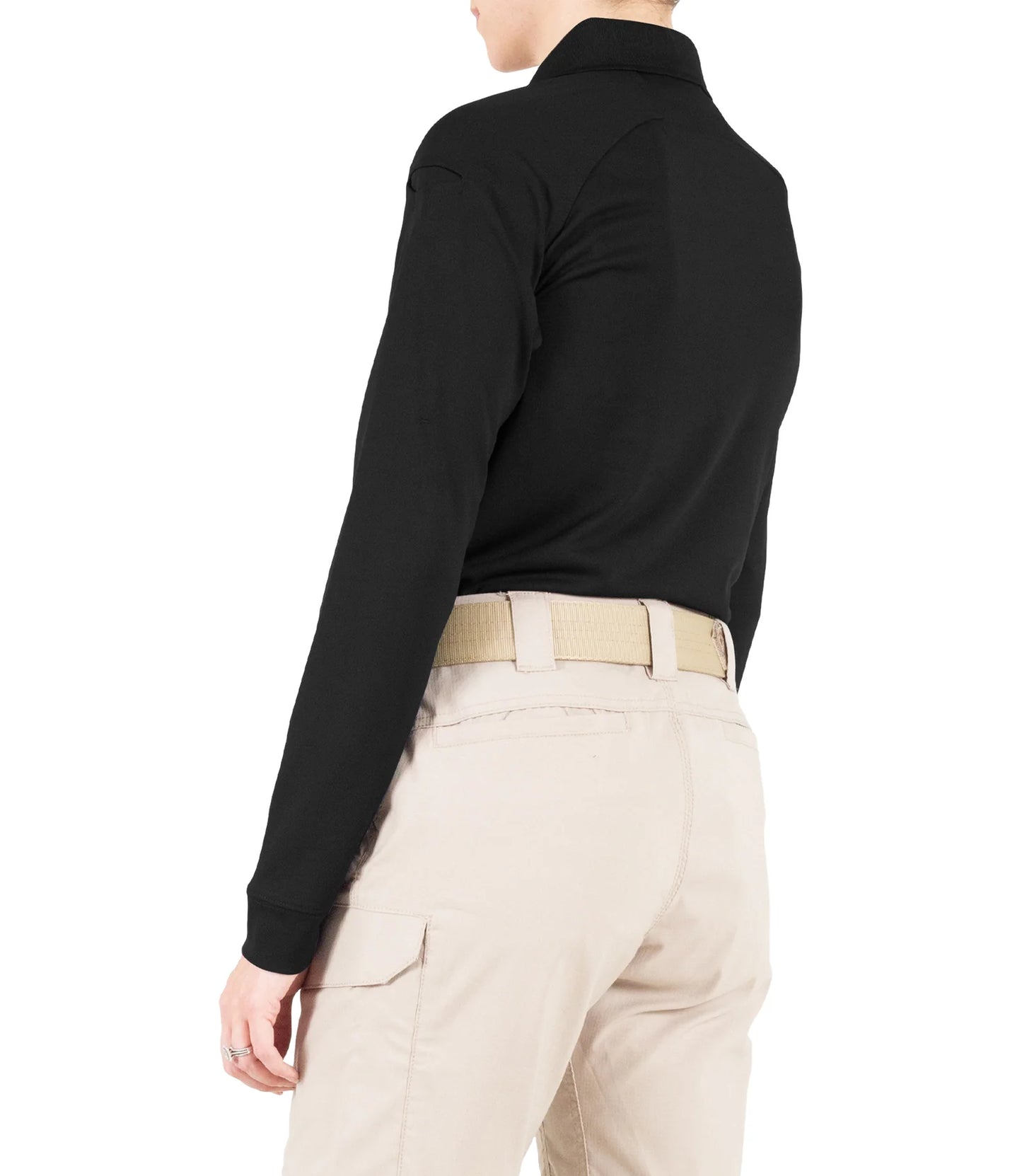 First Tactical Womens Performance Long Sleeve Polo