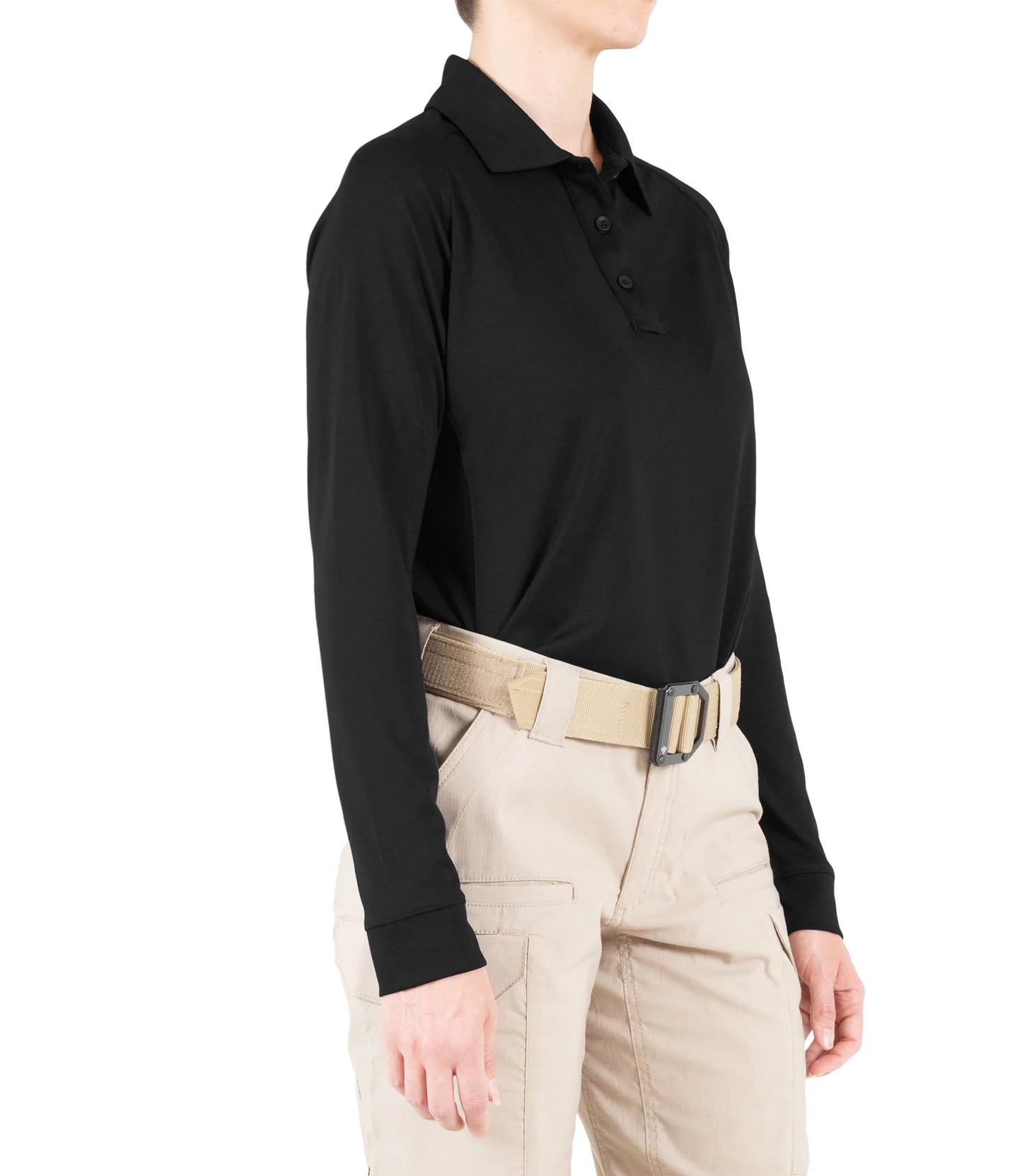 First Tactical Womens Performance Long Sleeve Polo