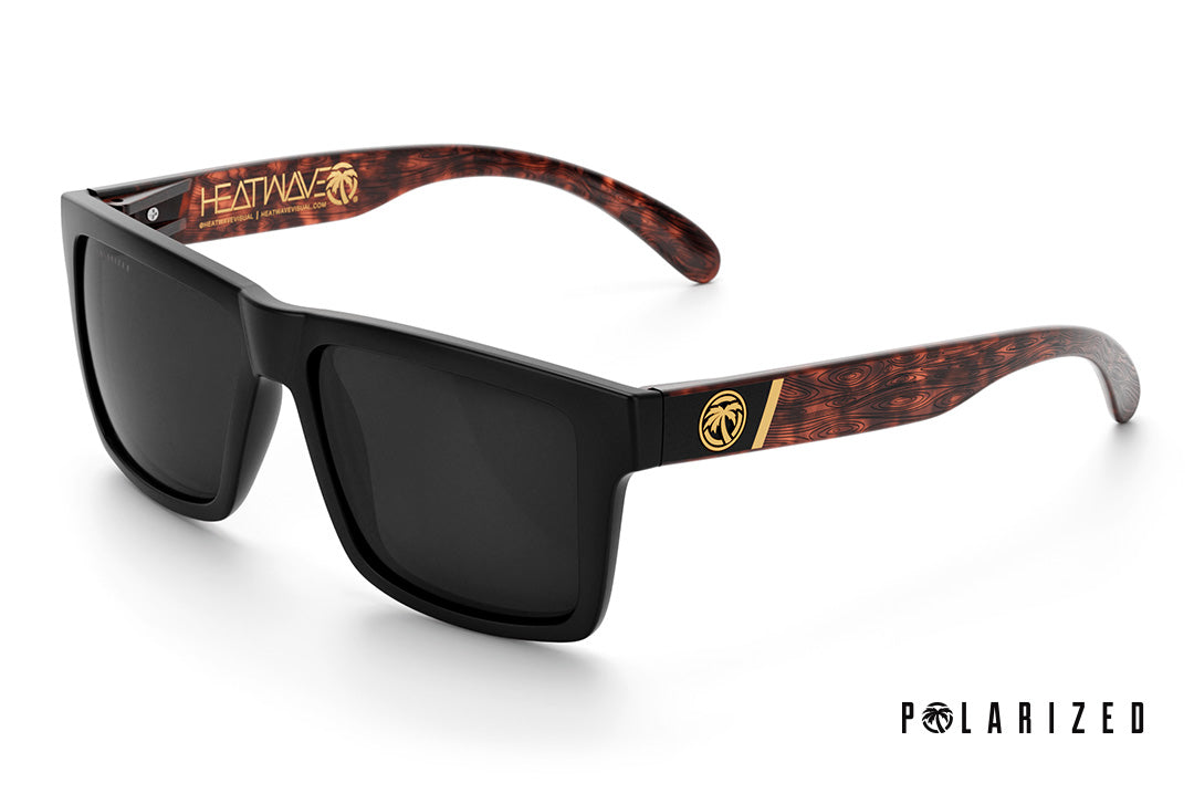 Heat Wave Visual VISE Woodgrain Customs sunglasses view 5