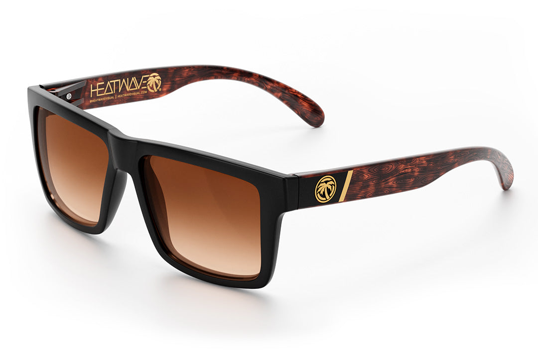 Heat Wave Visual VISE Woodgrain Customs sunglasses view 3
