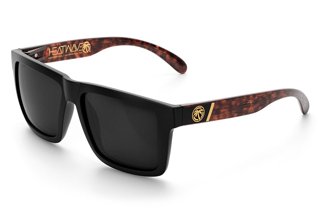 Heat Wave Visual XL VISE Woodgrain Customs sunglasses view 1
