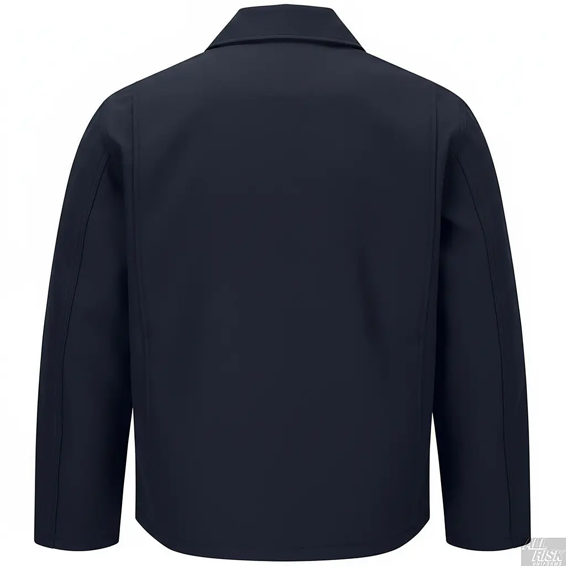 WorkRite Fire Service Jacket - Back View Showing Rear Construction and Shoulder Reinforcement
