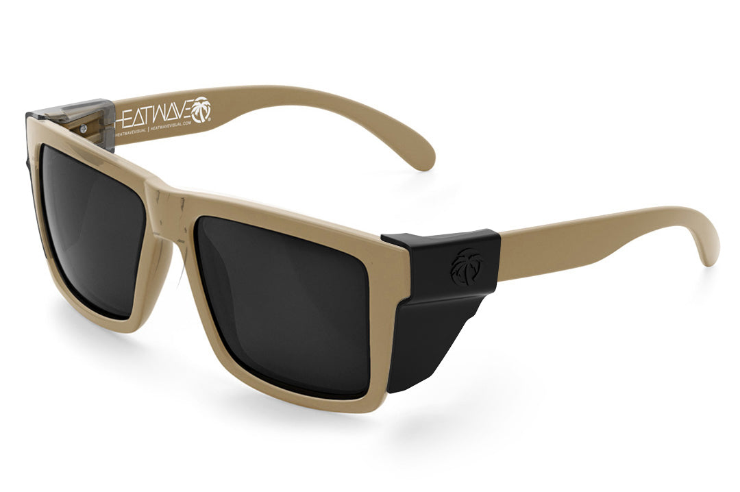 Heat Wave Visual XL VISE DESERT TAN Black sunglasses view 3
