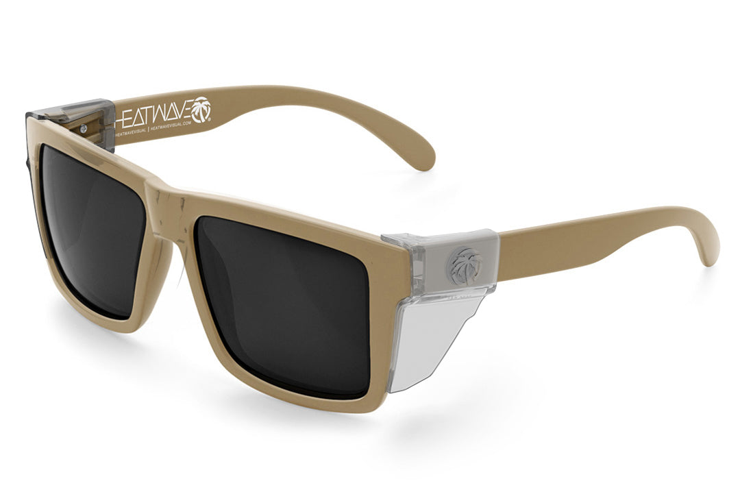 Heat Wave Visual XL VISE DESERT TAN Black sunglasses view 4