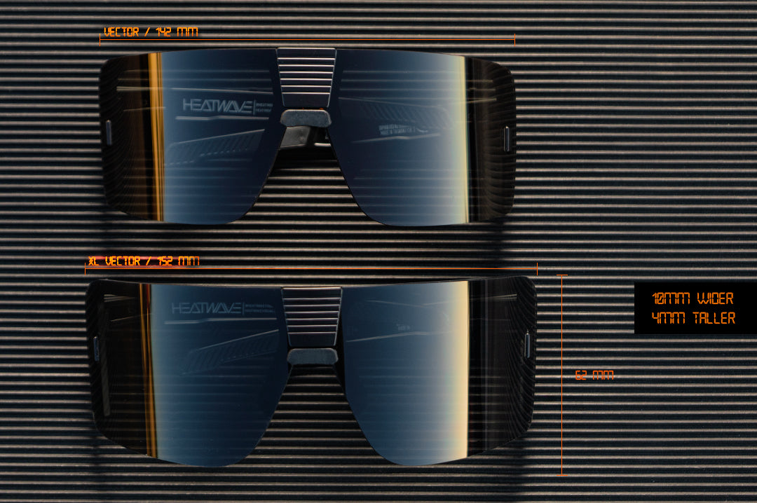 Heat Wave Visual XL Vector Black sunglasses view 6