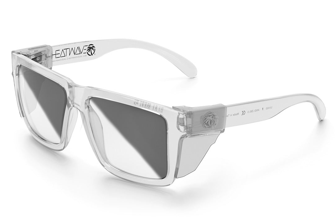 Heat Wave Visual XL VISE VAPOR CLEAR Frame Photochromic Lens sunglasses view 8