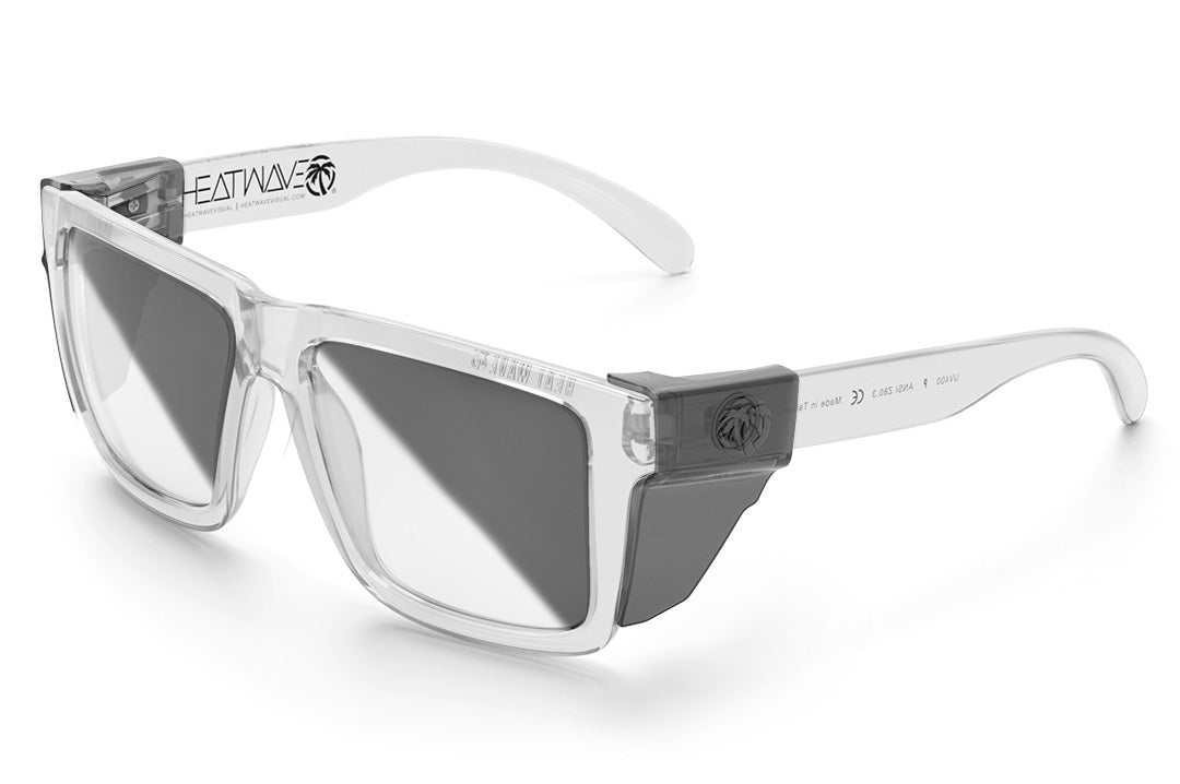 Heat Wave Visual XL VISE VAPOR CLEAR Frame Photochromic Lens sunglasses view 6