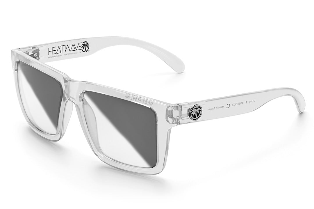 Heat Wave Visual XL VISE VAPOR CLEAR Frame Photochromic Lens sunglasses view 2