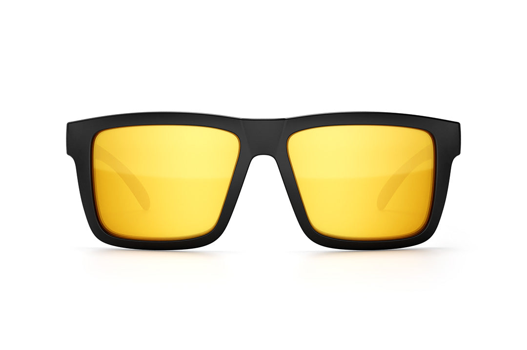 Heat Wave Visual XL VISE Black Frame Gold Lens sunglasses view 5
