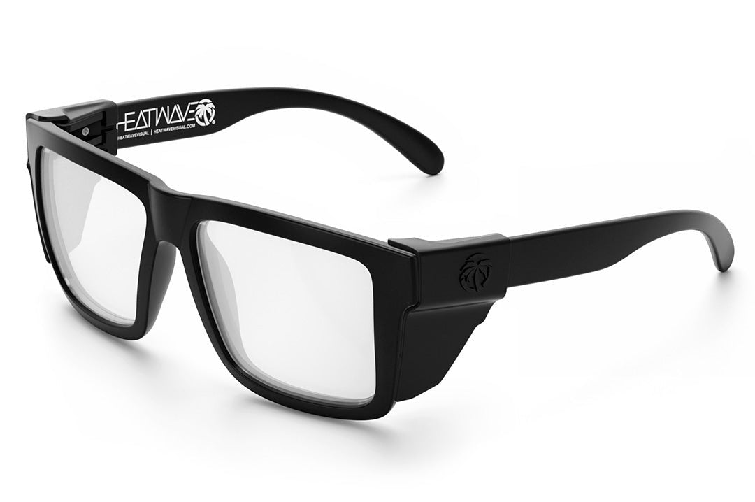 Heat Wave Visual XL VISE Black Frame Clear Lens sunglasses view 2