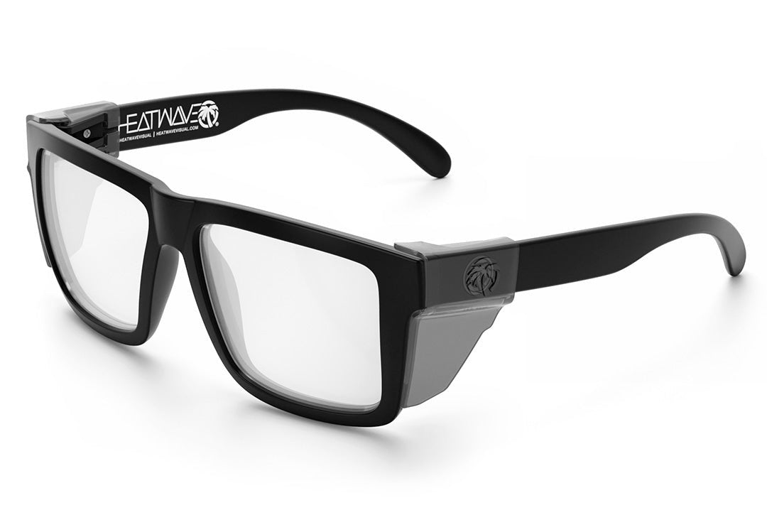Heat Wave Visual XL VISE Black Frame Clear Lens sunglasses view 3