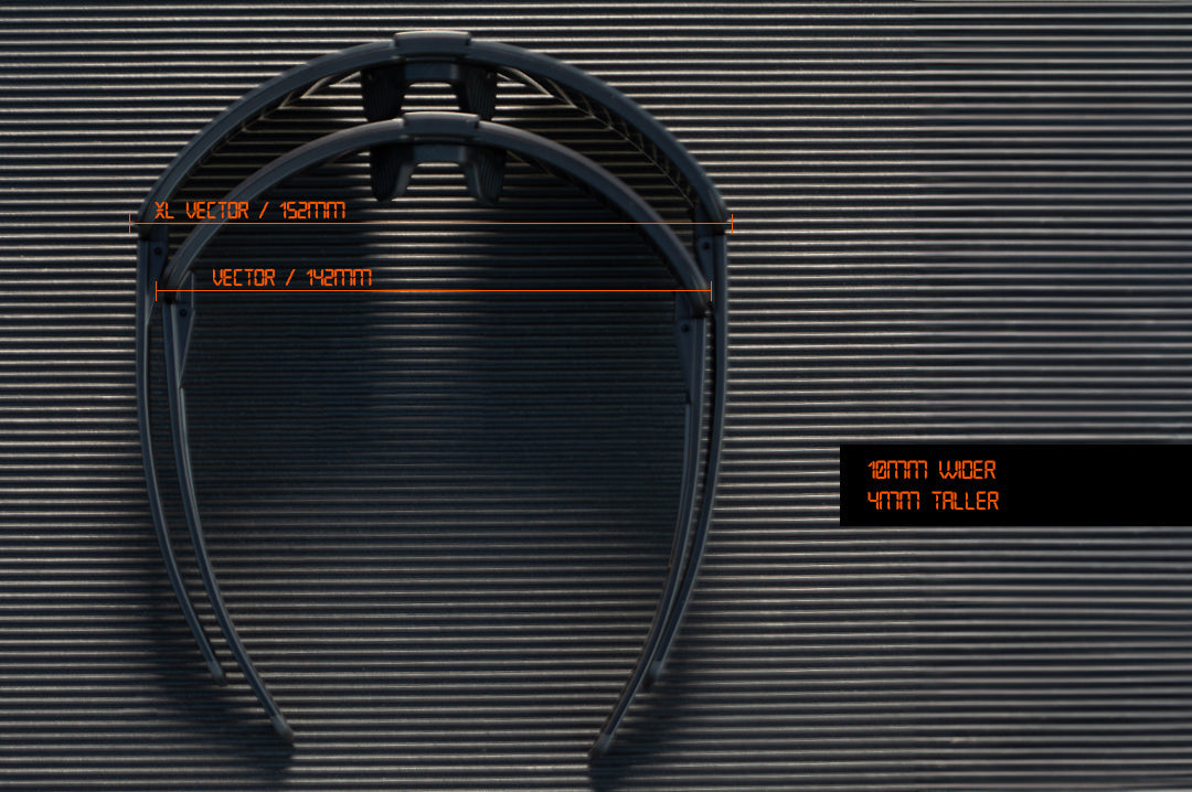 Heat Wave Visual XL Vector Black sunglasses view 5