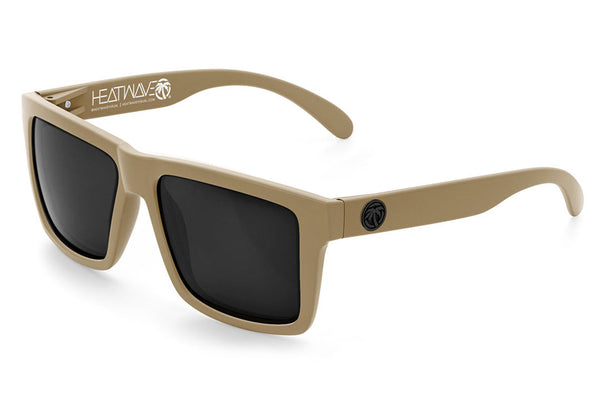 XL VISE Z87 Sunglasses DESERT TAN: Black