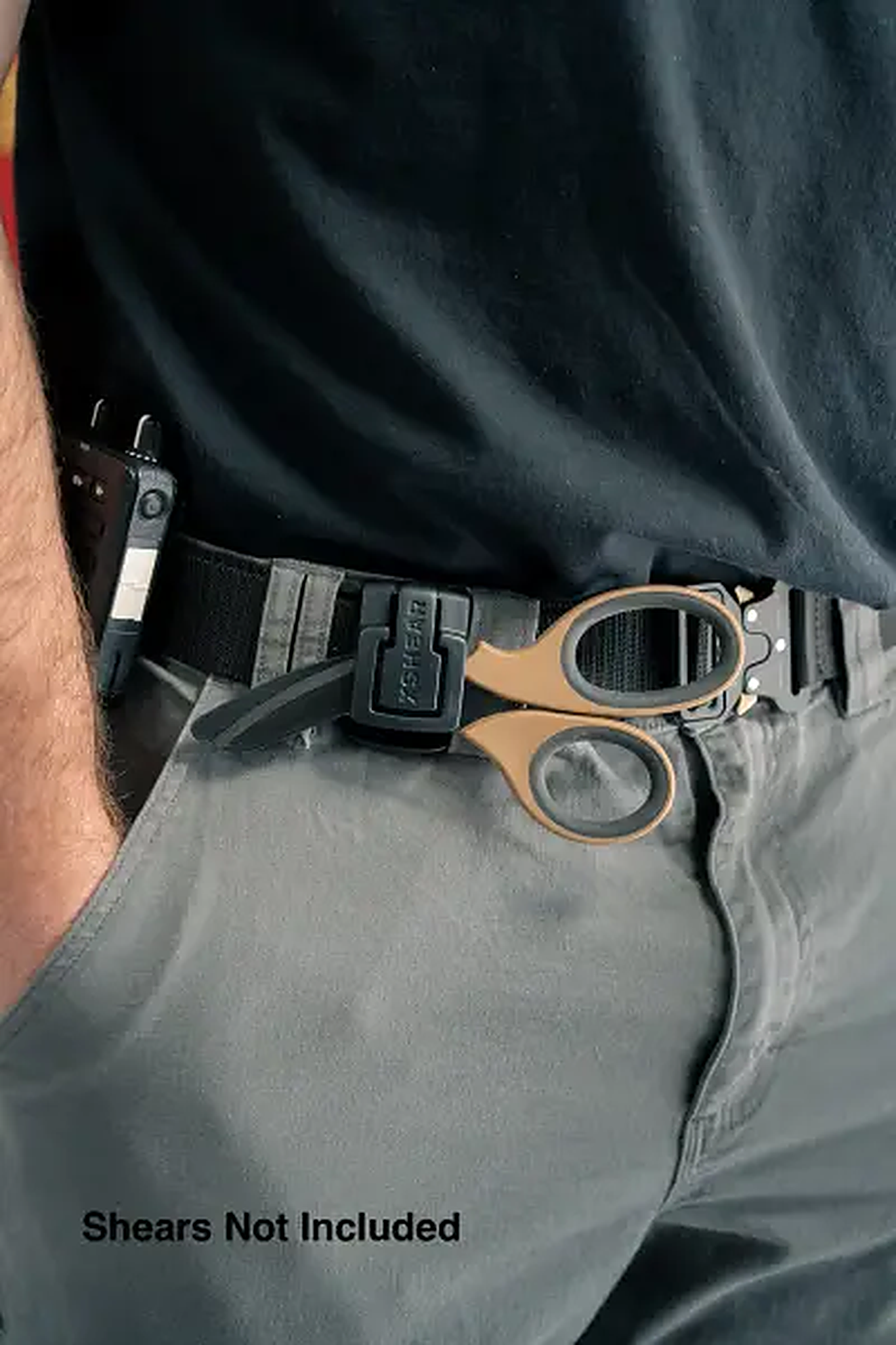 XShear Micro Holster for 7.5" Trauma Shears - back view