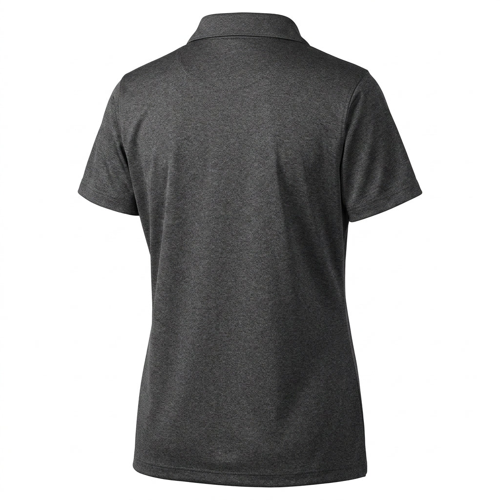 Siskiyou Trojans siskiyou trojans ladies performance sport shirt Dark Gray back