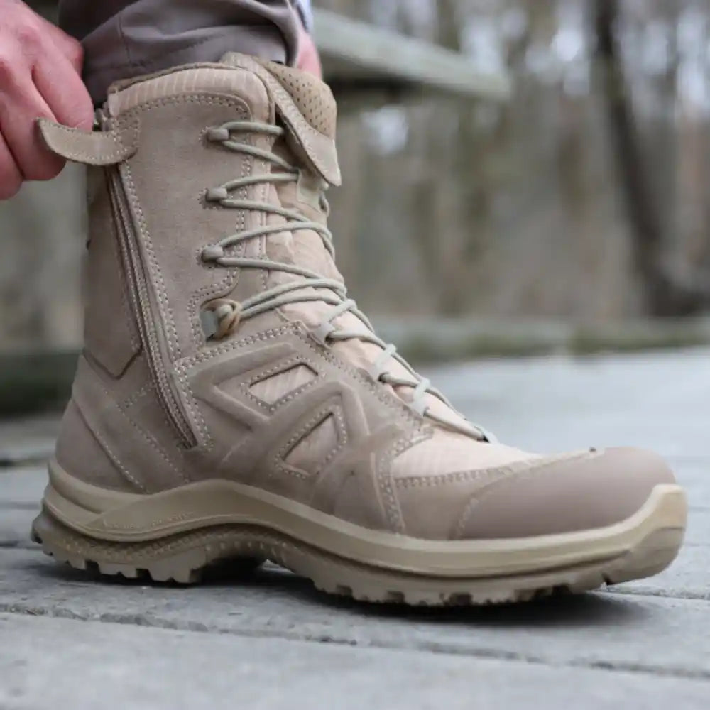 HAIX Black Eagle Athletic 2.0 VT High Side Zip Desert — Athletic Tactical Boot