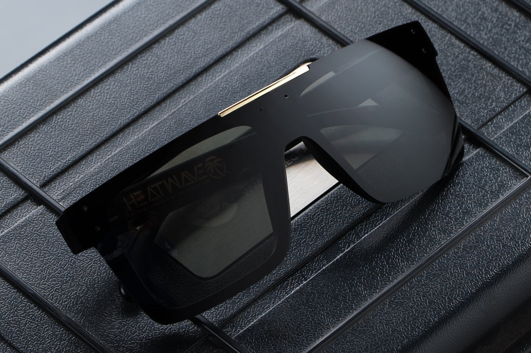 Heat Wave Visual Quatro BLACK/GOLD sunglasses view 4