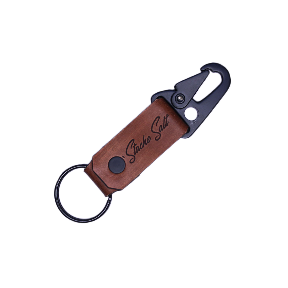 'Stache Salt Keychain