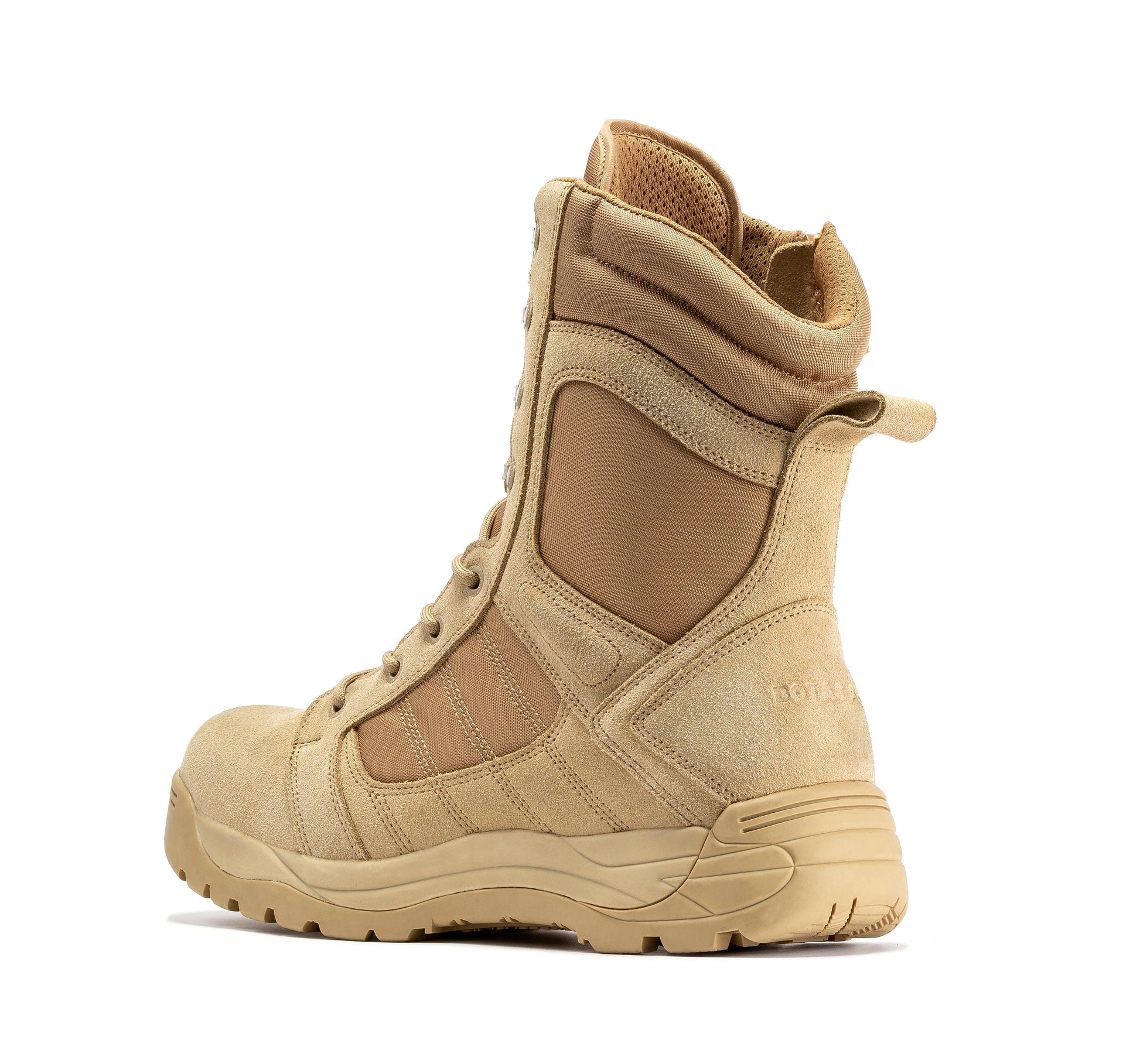 RockRooster Botas Pro Sand Men's 8 inch Side Zipper Rubber Sole Tactical Boots BMP110SD (2)