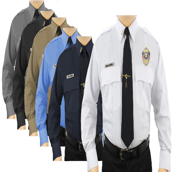 [LC18-S-CUSTOMIZED] First Class Polycotton Long Sleeve Uniform Shirt