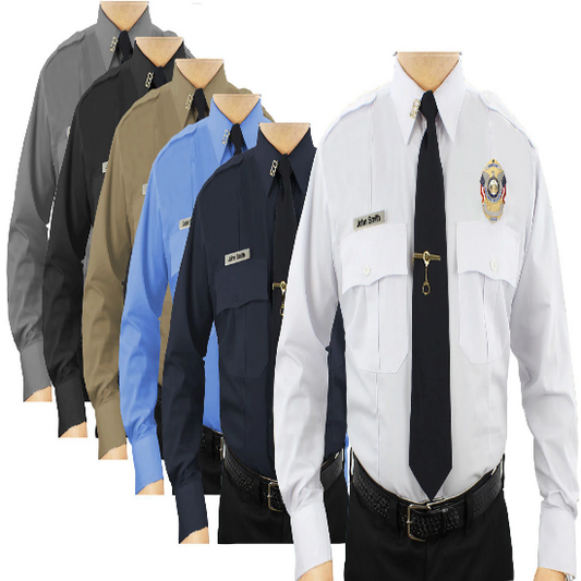 [LC18-S-CUSTOMIZED] First Class Polycotton Long Sleeve Uniform Shirt
